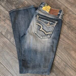 Big Star Eco wash  Maddie Boot Cut mid rise size 33L jeans